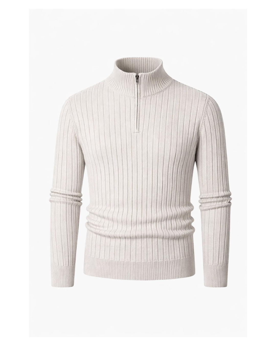 Il Romano - Pull col montant demi-zip