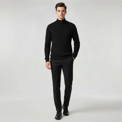 Il Romano - Pull col montant demi-zip